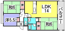 アネックス井口  ｜ 広島県広島市西区井口3丁目（賃貸マンション3LDK・4階・71.22㎡） その2