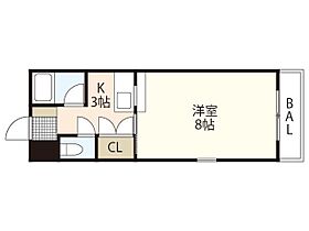 ＡＲＣナカシマ壱番館  ｜ 広島県広島市西区中広町1丁目（賃貸マンション1K・2階・23.36㎡） その2