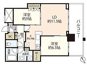 シティタワー広島（2905）  ｜ 広島県広島市南区松原町（賃貸マンション2LDK・29階・60.51㎡） その2