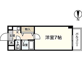 広島県広島市南区宇品御幸3丁目（賃貸マンション1K・3階・21.37㎡） その2