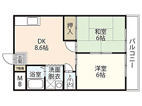 コーポ伊藤  ｜ 広島県安芸郡海田町南幸町（賃貸マンション2DK・1階・45.00㎡） その2