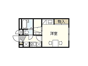 レオパレスGreen Hill  ｜ 広島県広島市安芸区船越6丁目（賃貸マンション1K・1階・23.18㎡） その2