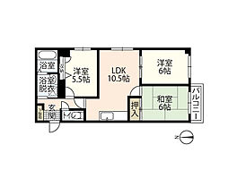 間取図画像 3LDK