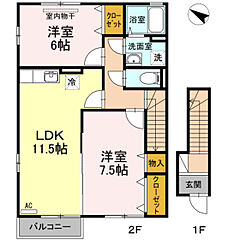 物件の間取り