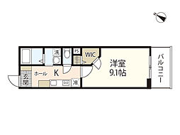TRINITY.S 1Kの間取図画像