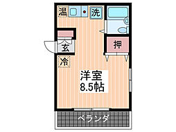 水主町ビル ワンルームの間取図画像