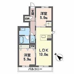 物件の間取り