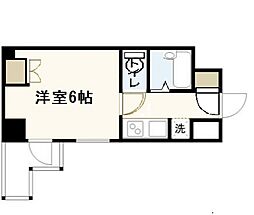 広瀬ビル 1Kの間取図画像