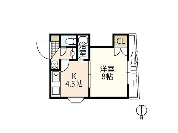 シュトラーセ比治山 ｜広島県広島市南区比治山本町(賃貸マンション1K・5階・28.50㎡)の写真 その2