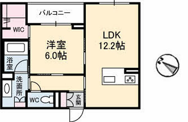 シャーメゾン16－21（イチロク　ニイチ） ｜広島県広島市南区西蟹屋2丁目(賃貸マンション1LDK・2階・47.77㎡)の写真 その2