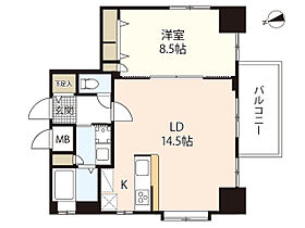 アーバンルーム平和大通り  ｜ 広島県広島市中区富士見町（賃貸マンション1LDK・11階・56.33㎡） その2