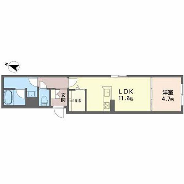 シャーメゾンアリビオ ｜広島県広島市南区旭1丁目(賃貸マンション1LDK・1階・43.43㎡)の写真 その2