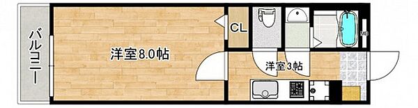 あさひの里 ｜広島県広島市南区西旭町(賃貸マンション1K・4階・24.36㎡)の写真 その2