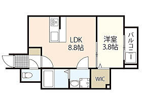 広島県広島市東区山根町（賃貸アパート1LDK・2階・32.77㎡） その2