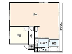 藤ビルツー  ｜ 広島県広島市南区皆実町3丁目（賃貸マンション1LDK・3階・50.00㎡） その2