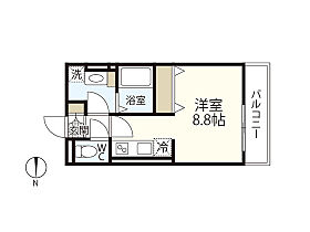 LE DOME 西霞  ｜ 広島県広島市南区西霞町（賃貸アパート1R・3階・24.84㎡） その2