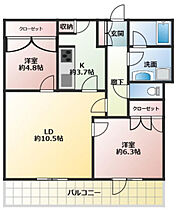 広島県広島市東区若草町（賃貸マンション2LDK・17階・57.11㎡） その2