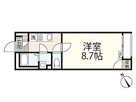 広島県広島市西区南観音2丁目（賃貸アパート1K・2階・25.17㎡） その2