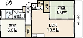 広島県廿日市市城内2丁目（賃貸マンション2LDK・3階・57.12㎡） その2