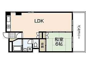 藤井ビル  ｜ 広島県広島市中区幟町（賃貸マンション1LDK・6階・50.24㎡） その2