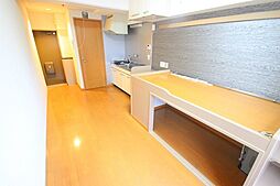 アクアコート宇品 6階ワンルームのリビング/ダイニング