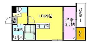 セブンプロート向洋駅前  ｜ 広島県広島市南区東青崎町（賃貸アパート1LDK・2階・29.63㎡） その2