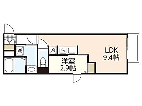 広島県広島市西区南観音3丁目（賃貸マンション1LDK・1階・29.91㎡） その2