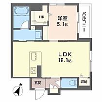 アーバンＡ・Ｋ  ｜ 広島県広島市南区西蟹屋2丁目（賃貸マンション1LDK・2階・42.48㎡） その2