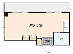第三西林ビル ワンルームの間取図画像