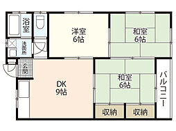 渡部ビル（打越町） 1階3LDKの間取り