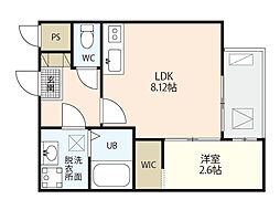 間取図画像 1LDK