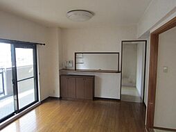 藤和ハイタウン比治山 4階3LDKのリビング/ダイニング