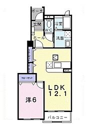 間取図画像 1LDK