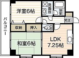 間取図画像 2DK