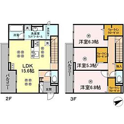 The Soveria 3LDKの間取図画像