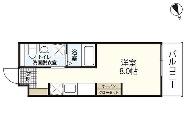 広島県広島市東区山根町(賃貸マンション1R・5階・21.70㎡)の写真 その2