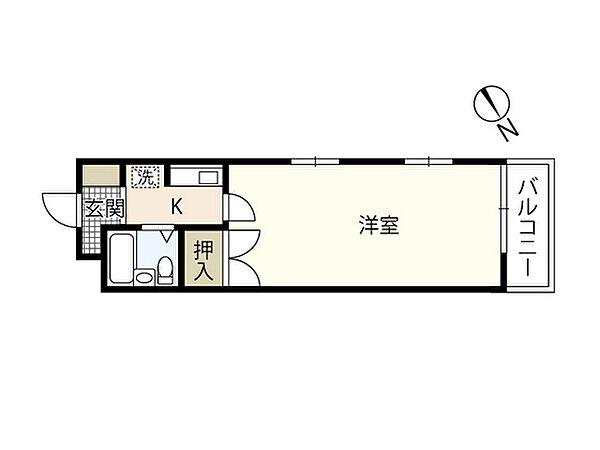 ハイム　マツヤ ｜広島県広島市東区牛田新町4丁目(賃貸アパート1K・1階・25.30㎡)の写真 その2