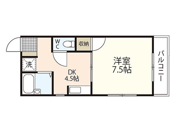 プロスパーヤマモト ｜広島県広島市東区戸坂山崎町(賃貸マンション1DK・3階・25.92㎡)の写真 その2