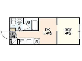 オオコウコーポラス  ｜ 広島県広島市南区北大河町（賃貸アパート1R・1階・20.35㎡） その2