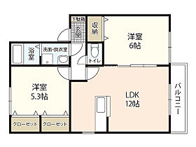 広島県広島市安芸区中野東1丁目（賃貸アパート2LDK・2階・49.61㎡） その2