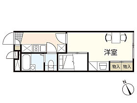 広島県安芸郡海田町国信1丁目（賃貸アパート1K・1階・22.35㎡） その2