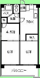坂内建設本社ビル 3階3DKの間取り