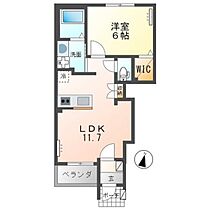 広島県東広島市八本松町米満（賃貸アパート1LDK・1階・40.35㎡） その2