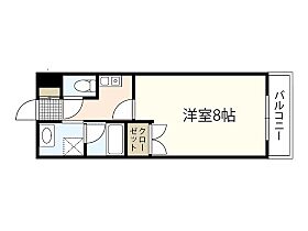 広島県広島市西区草津浜町（賃貸マンション1K・3階・24.19㎡） その2