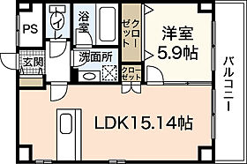 SAKURA.ism  ｜ 広島県広島市中区千田町3丁目（賃貸マンション1LDK・8階・43.17㎡） その2