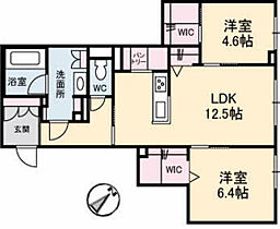 広島県安芸郡海田町南幸町（賃貸マンション2LDK・1階・66.45㎡） その1