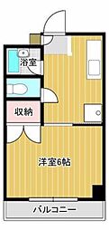 LaGrace壱番館 1DKの間取図画像