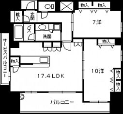 間取図画像 1SLDK