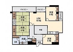 和光銀山レジデンス 4LDKの間取図画像