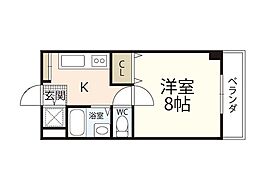 ハーシオンフルタ3 1Kの間取図画像